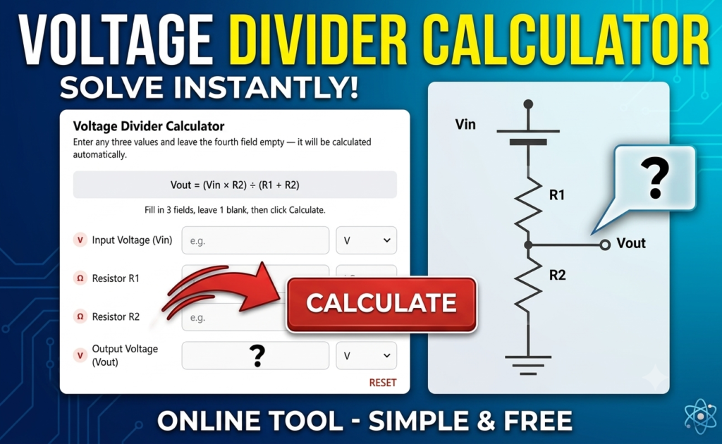 Online voltage divider circuit