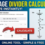Online voltage divider circuit
