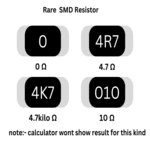 SMD Resistor Value Calculator