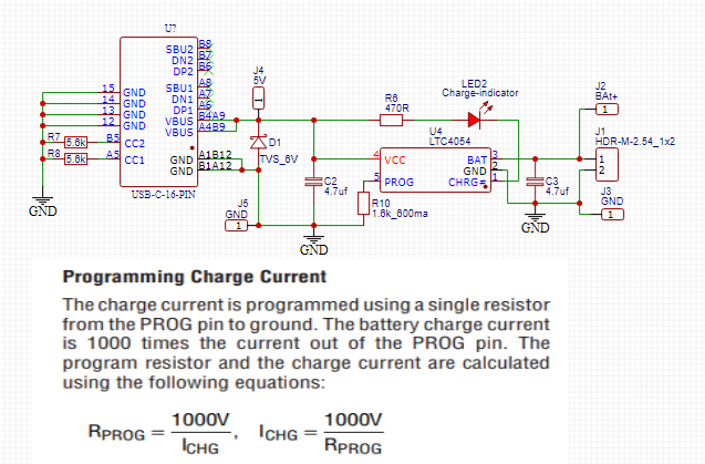 Single Cell low-cost lithium-ion battery Charging Circuit